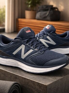 New Balance Fresh Foam 1080 Breathable Mesh Men's Running Shoes Blue US 11
